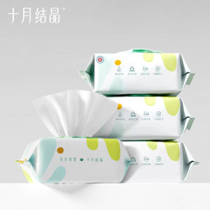 TEN-M JOURNEY Baby Wet Wipes - Natural Care for Sensitive Skin - Unscented & Hypoallergenic80s X 4 Pack