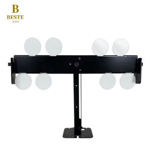 Targets Automatic Reset Rotating Gun Rifle Shooting Metal Targets for Outdoor Hunting Shooting Practice/Playing Rotating Shooting Target(8L)