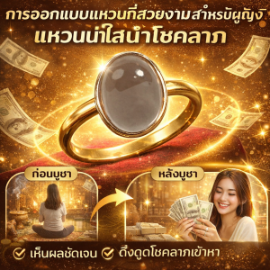 แหวนหรูหราบางเบาของผู้หญิง การออกแบบพร