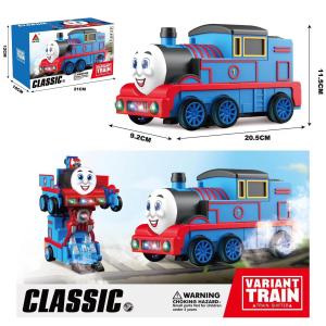 [พร้อมส่ง]หุ่นยนต์รถไฟโทมัสชนถอย แปลงร่างได้ วิ่งชนถอย ขนาดใหญ่ มีเพลง มีเสียง โทมัสแปลงร่าง รถไฟโทมัส