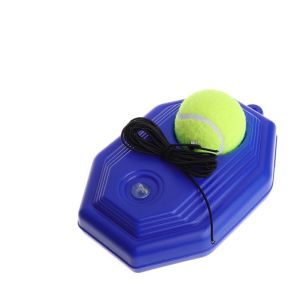 Singles Tennis Trainer Practice Ball Back Base Trainer Tools Elastic Rope Ball Practice Self-Study Tennis Solo Trainer Rebound Ball Set for Adults or Kids Beginners