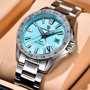 PAGANI DESIGN 2025 New Men Mechanical Watches Top Brand Stainless Steel GMT Watch Luxurys Sapphire Glass Automatic Watch for Men PD-1792