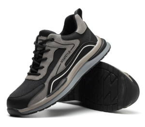 Safety Shoes Mesh Surface Lightweight Protective Steel Toe Cap Work Shoes 7615 (Black) / 7615D (Grey)