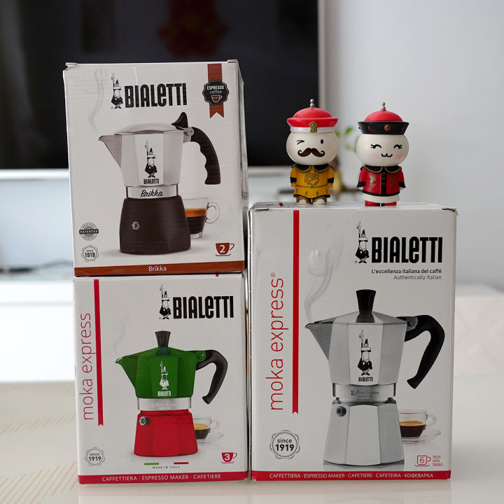 Bialetti brikka than Betty Loh Ti Mocha Pot double valve high pressure espresso coffee pot home