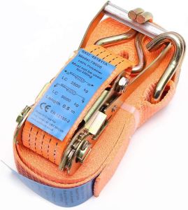 10 Ton Tali Kecepatan Ratchet Tie Down 5 cm x 10m Lashing Track Trek Belt Trackbelt Tali Pengikat Barang Truck， Ratchet Tie Down 5cm x 10m