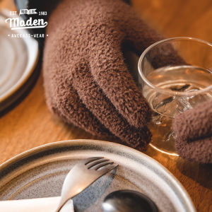Maden brand tooling style 2025 winter new outdoor Japanese retro full finger warm outdoor riding male gloves