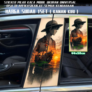 Ready Stock Car sticker PE film Cover Stripe Car Door Center Column Pillar sticker Car Window Middle 138 Luffy