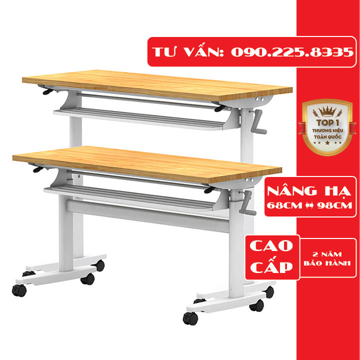 Bàn làm việc nâng hạ chiều cao đa năng, Bàn thông minh gấp gọn | Lazada.vn