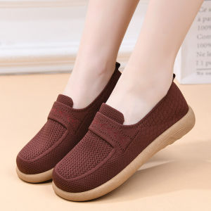 Free Shipping WomenS Shoes 2026 Spring Collection New Lightweight Slip-On Style Comfortable For Middle-Aged And Elderly Women Soft-Soled Breathable And Featuring A Design For Casual Wear