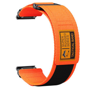 Zenia 26mm Quick Release Fit Premium Nylon Watch Strap for Garmin Fenix 9 8 AMOLED 7X 6X Pro 51mm Sapphire 5X Plus HR Instinct 3 50mm 2X Solar Tactical D2 Tactix 7 Elite/Bravo/Charlie/Delta PX Quatix Descent Mk1 Mk2 Mk2i Mk3i 51mm Enduro COROS VERTIX 2 2S
