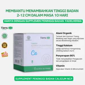 PENINGGI BADAN TIENS ORIGINAL HEIGHT GAINER SET CALCIUM UBAT TINGGI BADAN SUPER GROW UP TIANSHI Height Gainer 2-15 cm Grow up Mencegah Osteoporosis Tulang Kropos