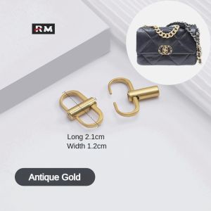19woc Túi Dây Xích Điều Chỉnh Chiều Dài Khóa cf Dây Xích Kim Loại Dây Đeo Ngắn Khóa Phụ Kiện 19bag Dây Xích Túi Điều Chỉnh Khóa Kim Loại Kẹp Túi Xách Dây Đeo Ngắn Hiện Vật