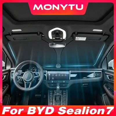 For BYD Sealion 7 2024-2026 Car Windshield Shade Front Window Sun Visor Shield Sunproof Heat Insulation Interior Accessories