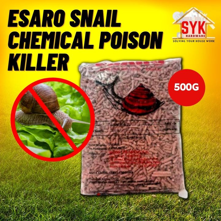 SYK Esaro Molluscicide Pellets Snail Killer Poison 500G Pest Control