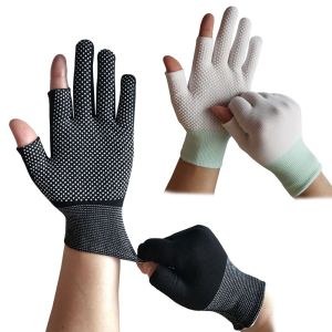 SIXIS Xuân Hè Căng da Các môn thể thao Chống nắng Găng tay câu cá chống trơn trượt Găng tay lái xe đạp Hai nửa ngón tay