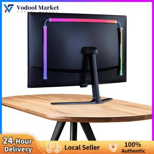 【Vodool】 Sync RGB LED Strip Lights Multi-Purpose Pickup Atmosphere Light Reusable Music Sync Ambient Lighting For Monitor Back
