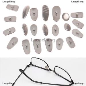 [COD] Laogeliang แผ่นรองจมูก1คู่สกรูหยดน้ำตาไทเทเนียมสำหรับแว่นตาตัวยึดกันลื่น