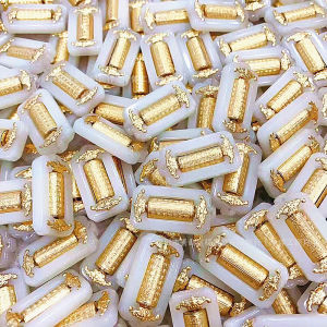 Gold-inlaid Hetian jade fortune tube pendant a good luck charm for men and women suitable for couples a gift for insurance sales