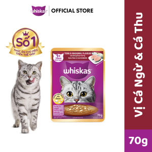 Thức Ăn Dạng Sốt Cho Mèo Trưởng Thành WHISKAS - 70g 80g