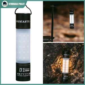 LED Camping Lamp Waterproof 2600mAh Hanging Flashlight for Fishing Hiking
