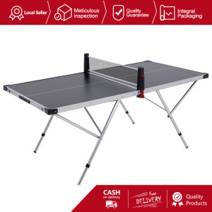 Household table tennis table Foldable and lifting flat table tennis table Free rackets