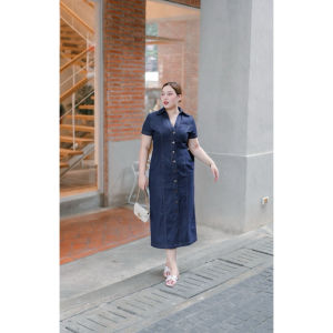 เดรสยีนส์ กระชับสัดส่วน ใส่แล้วผอม มีถึง20XL รุ่น Jelly