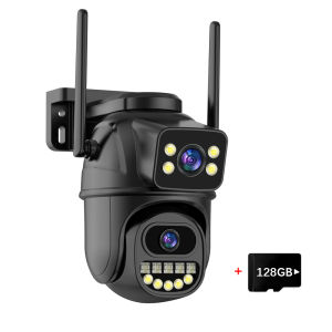 LLSEE ICSEE 4K 8MP Wireless WIFI Connection Outdoor Waterproof Automatic Tracking Monitoring Camera Bidirectional Communication CCTV Color Night Vision Camera
