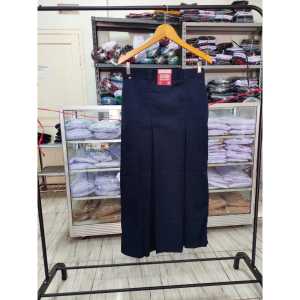 Rok Span Panjang Belah Dua Seragam Sekolah Wanita SMP SMA Bahan High Twis ( Licin )