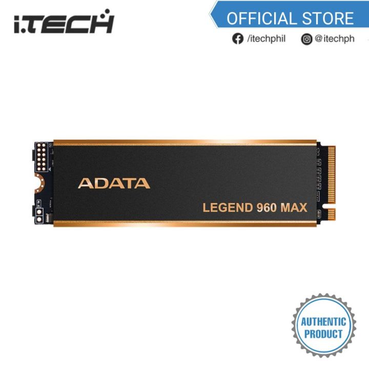 Adata Legend 960 Max PCIe Gen4 x4 M.2 2280 SSD | Lazada PH