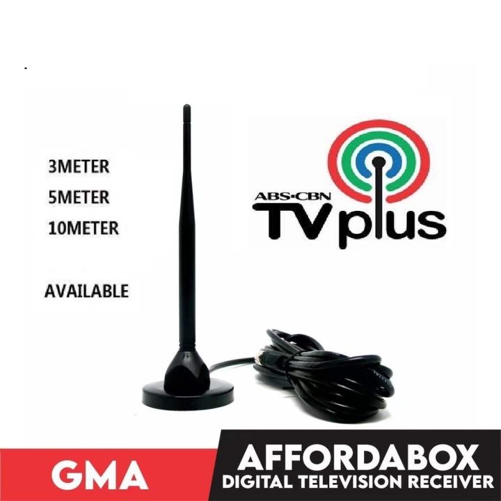 Original 5m 5Meters 10Meters 15Meters Digital TV Antenna for GMA Affordabox TV plus Easy Tv