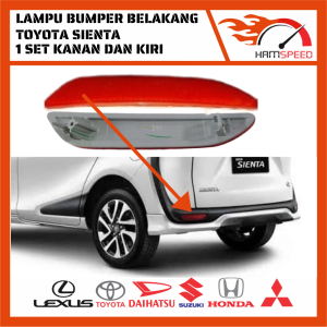 LAMPU BUMPER BELAKANG SIENTA 1 SET/2 PCS ( KANAN DAN KIRI )