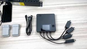 6 in 1 Digital Display Battery Charger for Mini 3 Pro Battery Charging Hub Fast Smart Charger With USB for DJI Mini 3 Pro