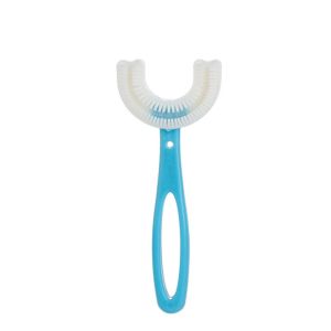 Kids U-Shaped Toothbrush Toddler Baby 2-6-12 Years Old Childrens Soft U-Shaped Brushing A