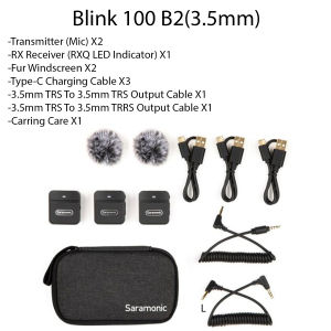 New!!! Saramonic Blink 100 B1 / B2 / B3 / B4 / B5 / B6 Wireless Microphone System (100% Original Saramonic)