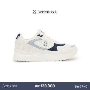 Aerostreet 37-40 Oryn Natural Navy Natural - Sepatu Sneakers Wanita
