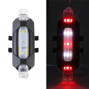 Bicycle Light Waterproof Rear Tail Light LED USB Rechargeable Cycling Taillamp Safety Warning