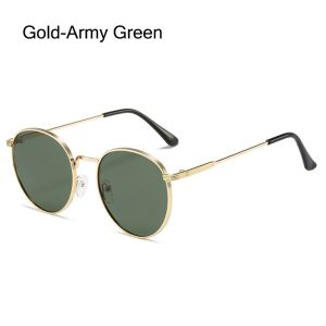 FLYING Circle Round Sunglasses Vintage UV Protection Metal Frame Sun Glasses Trendy Summer Hippie Glasses for Women Men
