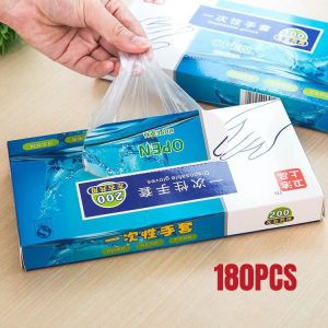 【COD】100/200 Pcs Eco-Friendly Disposable Gloves One-Off Plastic For Food Cooking
