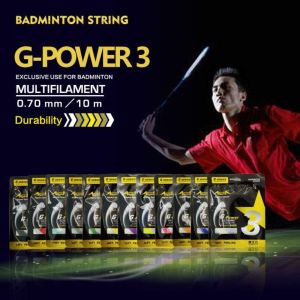 QFV5F 0.7mm G3 Badminton Racket Line Standard High Elastic Badminton String Racket Accesorios High Flexibility Badminton String Line Amateur