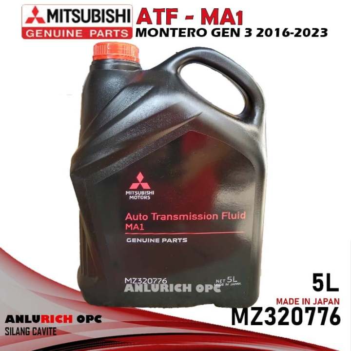 MITSUBISHI Auto Transmission Fluid MA1 5L for Montero Gen 3 20162023