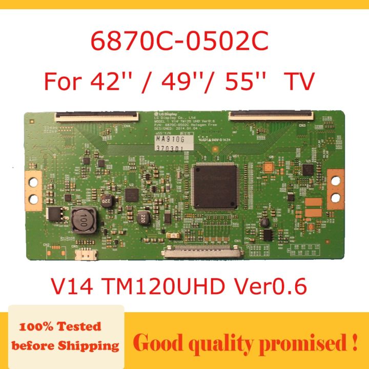 Carte T-Con TCON Pour TV LG UHD V14 - Réf. 6870C-0502C & 6871L-3703G - Occasion