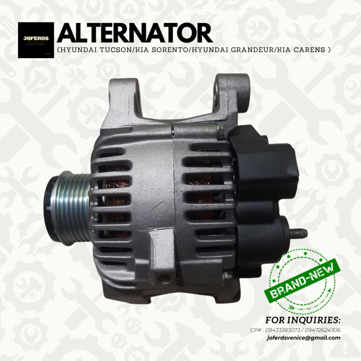 ALTERNATOR (TUCSON/KIA SORENTO/GRANDEUR/KIA CARENS/SPORTAGE) 13.5 VOLTS