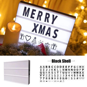 🎉𝐒𝐆 𝐋𝐨𝐜𝐚𝐥🎉A5 Alphabet Light Led Lightbox Message Box DIY Light Box Letters Wedding Message Board Children Birthday Gift