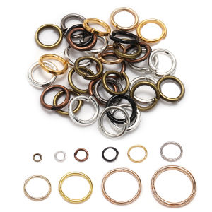 200pcs/Lot 3-12mm Open Single Loops Jump Rings Split Rings DIY Necklace Bracelet Jewelry Making Findings Accessories Wholesale