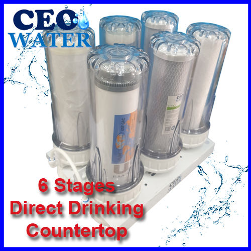 CEO Water 6 Stages Direct Drinking Countertop Filtration System