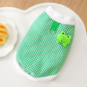 áo lông- áo ấm - áo thu đông 2026 ca rô dành cho chó mèo- T3 PETS SHOP