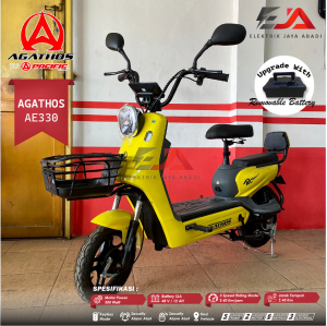 PROMO Sepeda Listrik Pacific Agathos 330 Power 500Watt Battery 48V 12Ah