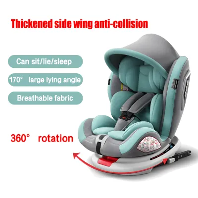 baby car seat 0 to 12 Years Old car seat 360°free rotating Child Safety Seat Can sit or lie down Newborn kerusi kereta kerusi kereta bayi 婴儿安全座椅