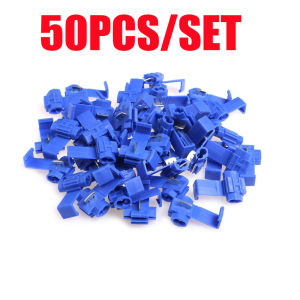 100PCS/50PCS Solderless Quick Splice Wire Connectors 18-14 AWG Splice Connector Snap Electrical Wire Connector Cold Pressed Insulated Electric Wire Splice Connectors