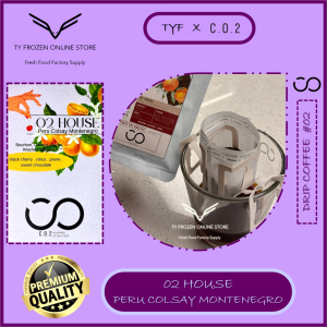 【TYF X C.0.2】02 House l Peru Colsay Montenegro — CO2 Single Origin Arabica — Drip Bags — (Drip Coffee) #2 【Air Roasted Coffee Bean】02 House Peru Colsay Montenegro Medium Roast Arabica Coffee Single Origin Drip Bags - Air Roasted Arabica Coffee Beans